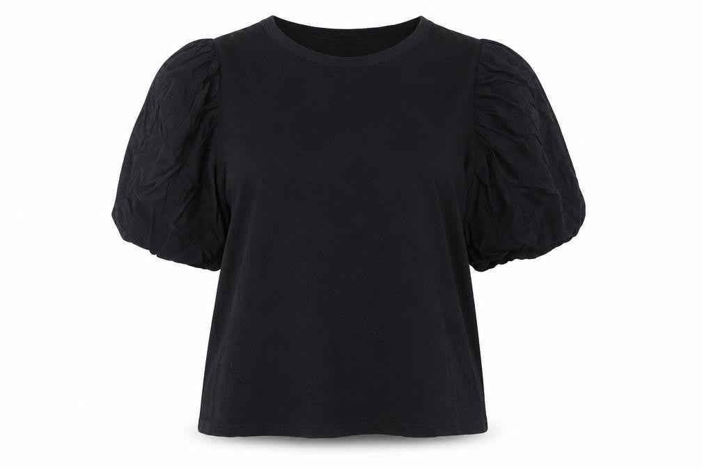 Womens UK Size XL H&M Black Basic Blouse