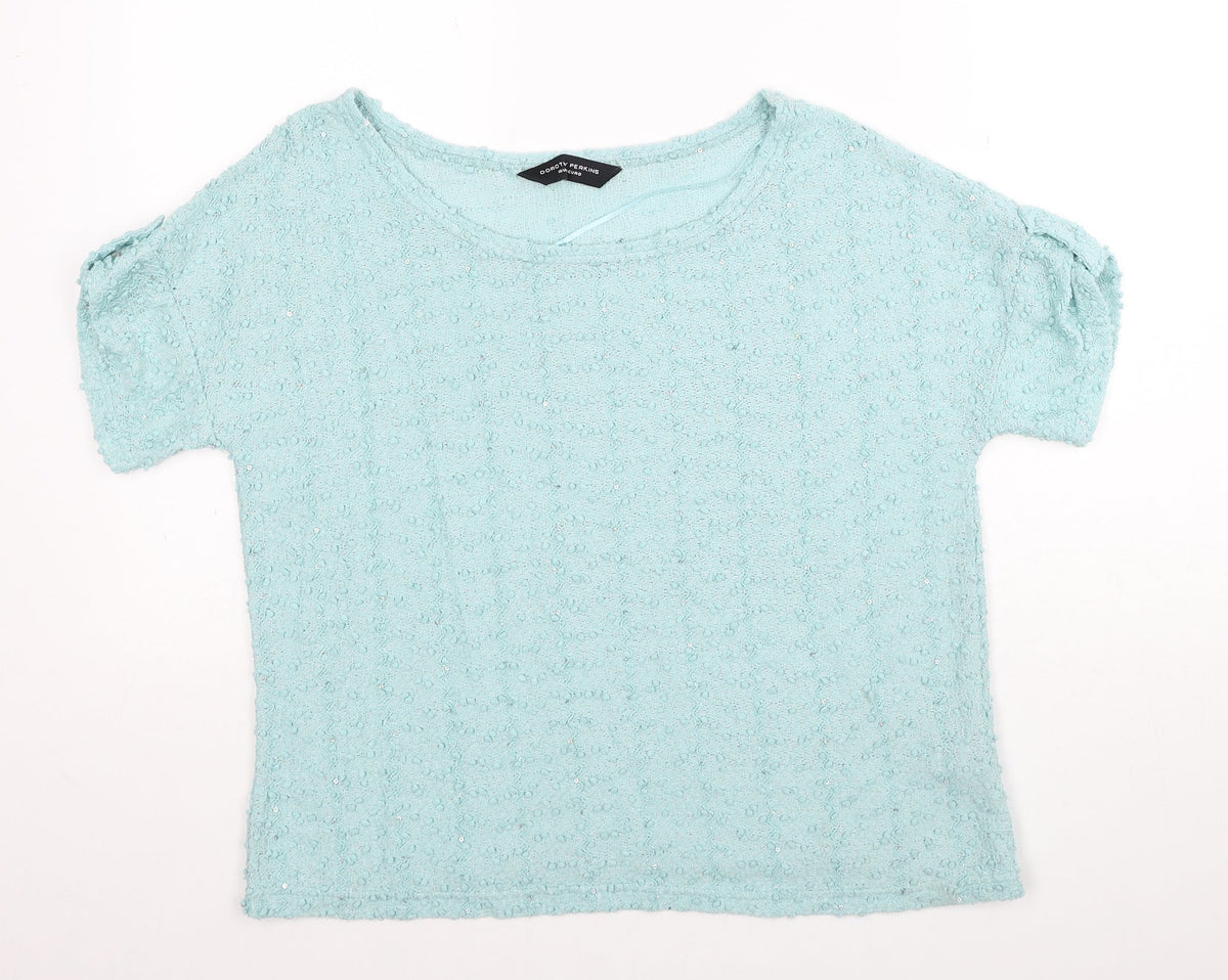 Womens UK Size 10 Dorothy Perkins Blue Pullover Jumper