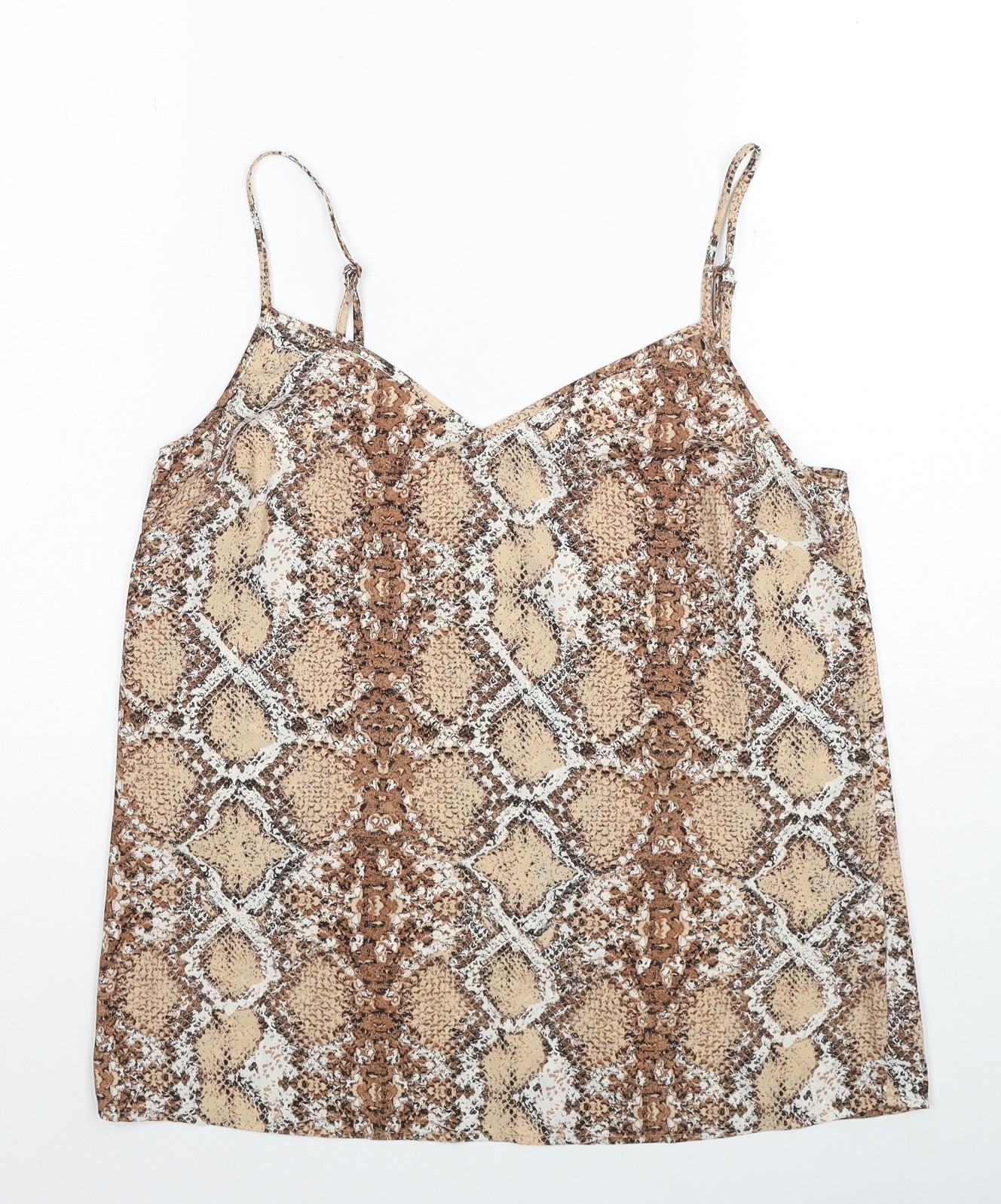 Womens UK Size 6 Marks and Spencer Beige Camisole Tank