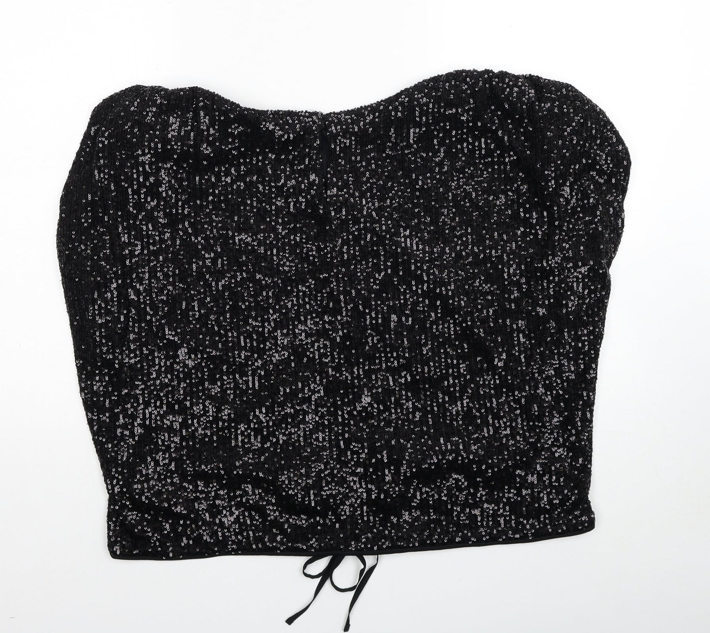 Womens UK Size 12 Marks and Spencer Black Basic Blouse