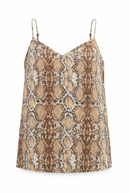Womens UK Size 12 Marks and Spencer Beige Basic Tank