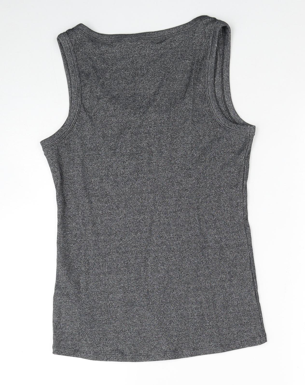 Womens UK Size 14 Marks and Spencer Grey Basic Tank