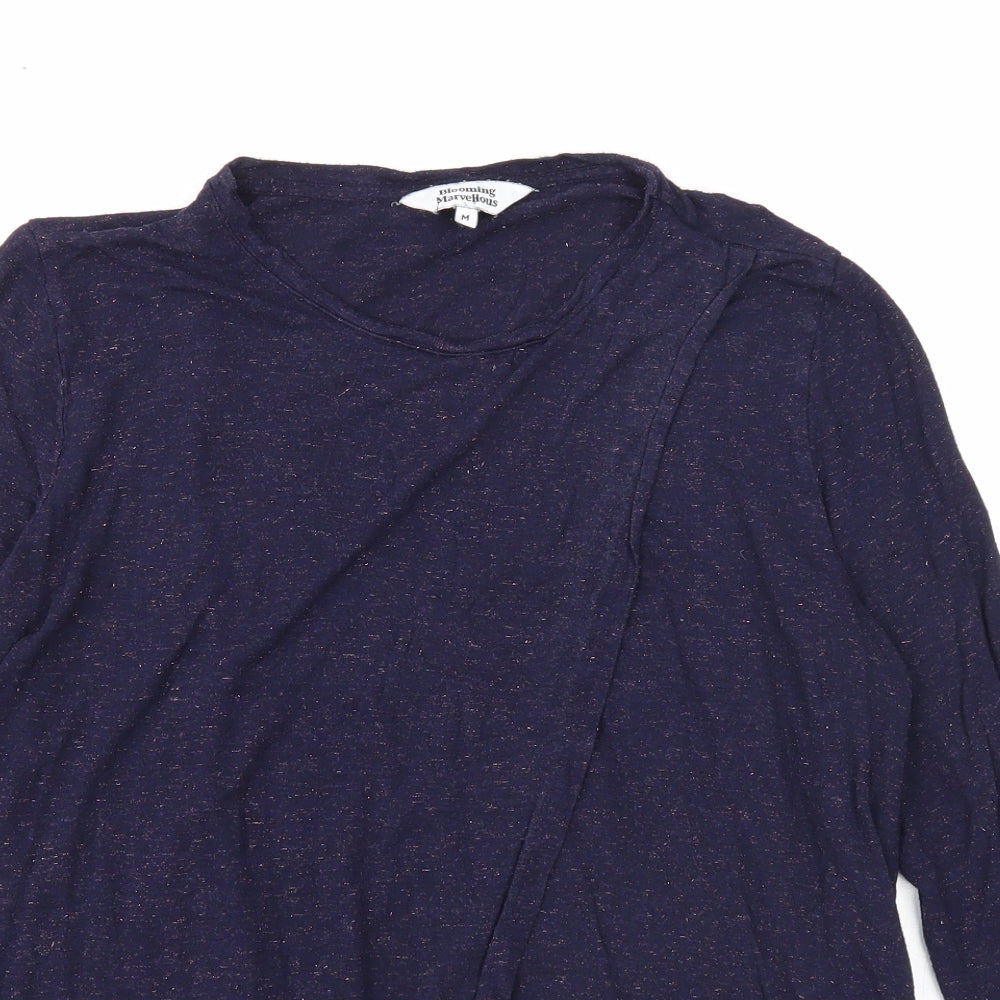 Womens UK Size M Blooming Marvellous Blue Basic Blouse