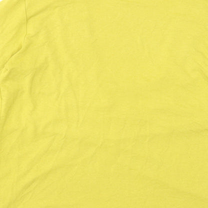Womens UK Size 10 Marks and Spencer Yellow Basic Blouse