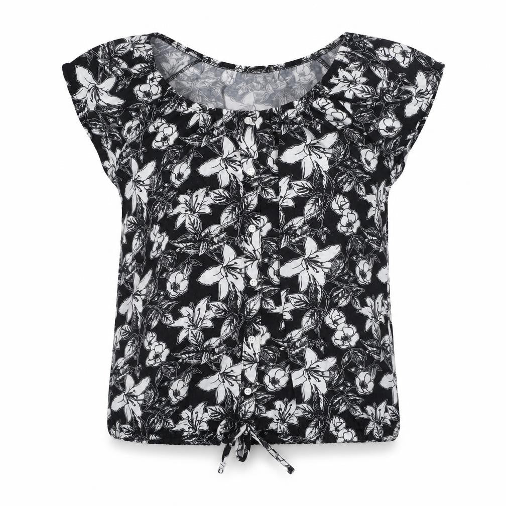 Womens UK Size 14 Originals Black Basic Blouse