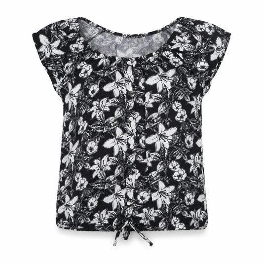 Womens UK Size 14 Originals Black Basic Blouse