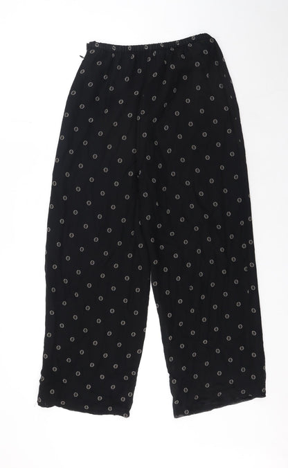 Womens UK Size 30 in Preworn Regular Fit  Black Trousers