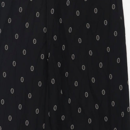 Womens UK Size 30 in Preworn Regular Fit  Black Trousers