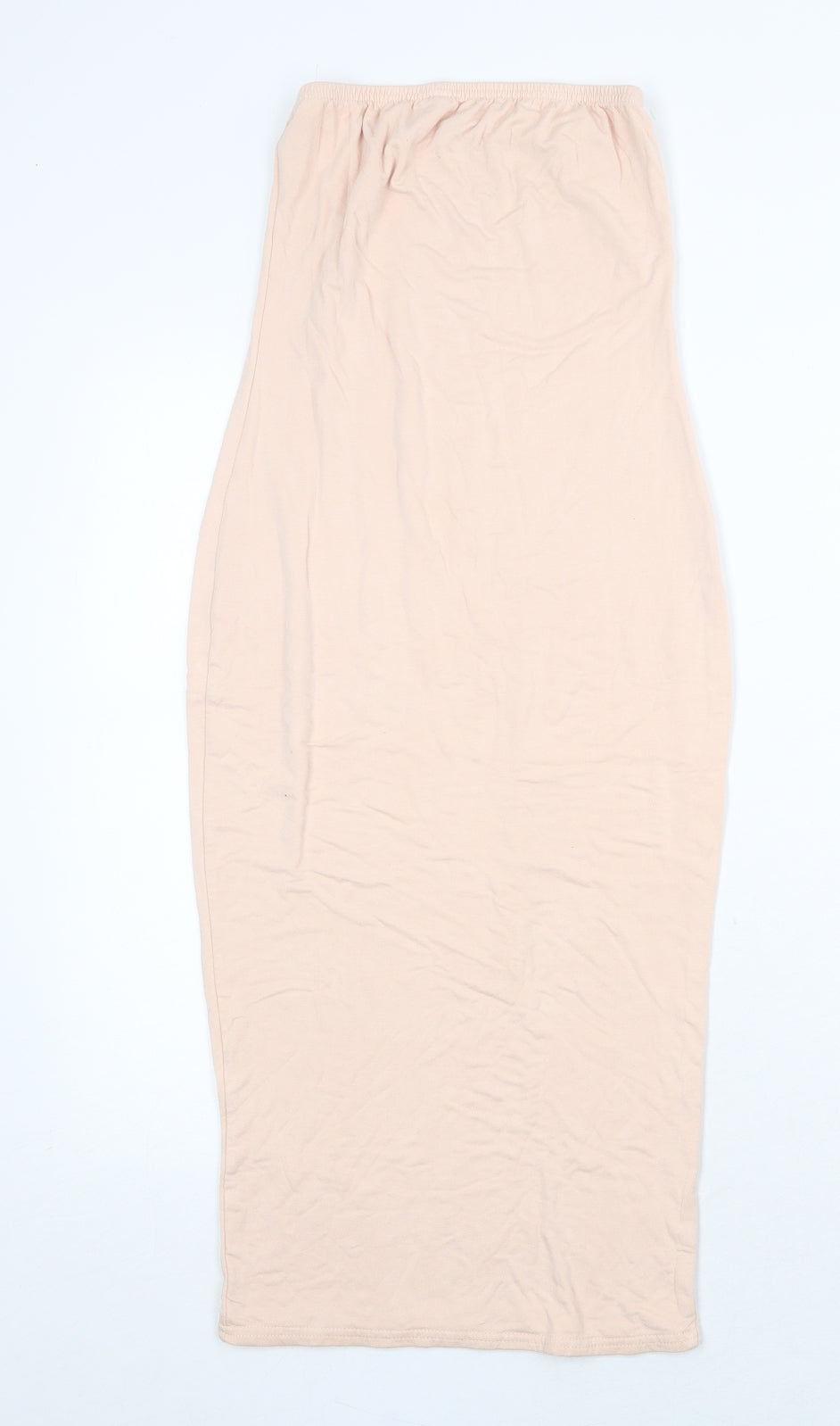 Missguided Womens Pink Viscose Bodycon Size 8 Off the Shoulder Pullover