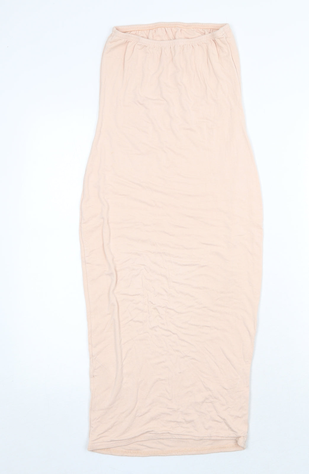 Missguided Womens Pink Viscose Bodycon Size 8 Off the Shoulder Pullover