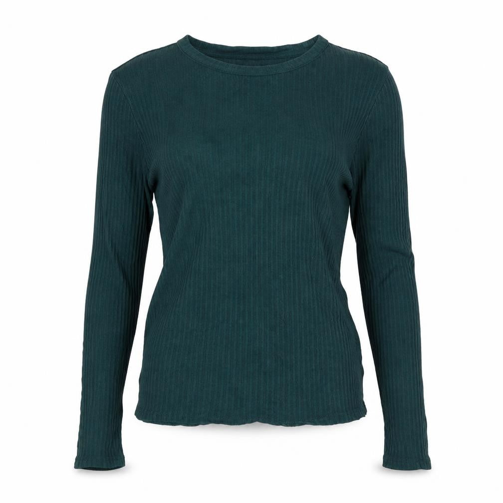 Womens UK Size 8 Monki Green Basic T-Shirt