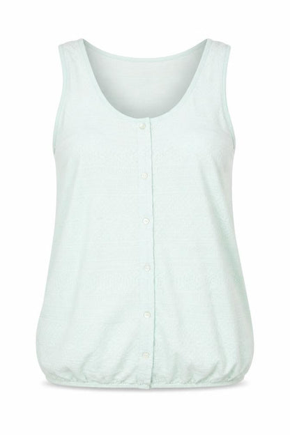 Womens UK Size 12 River Island Green Basic Tank
