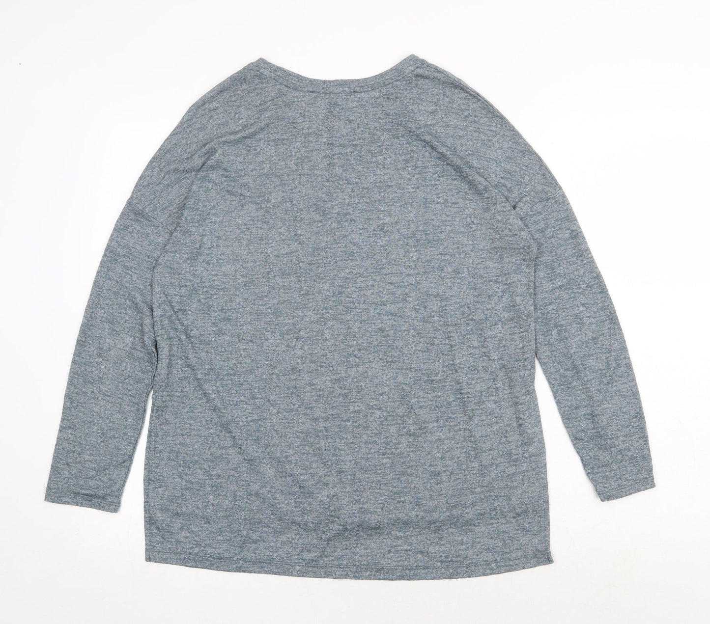 Womens UK Size 10 Atmosphere Blue Basic Blouse