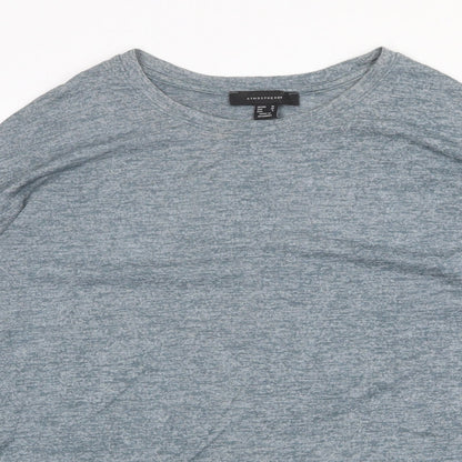 Womens UK Size 10 Atmosphere Blue Basic Blouse