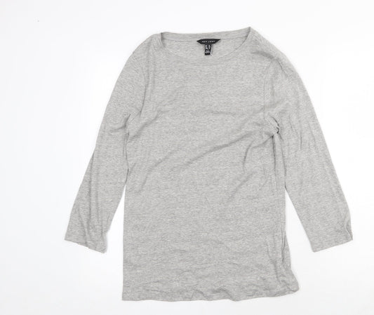 Womens UK Size 16 New Look Grey Basic Blouse