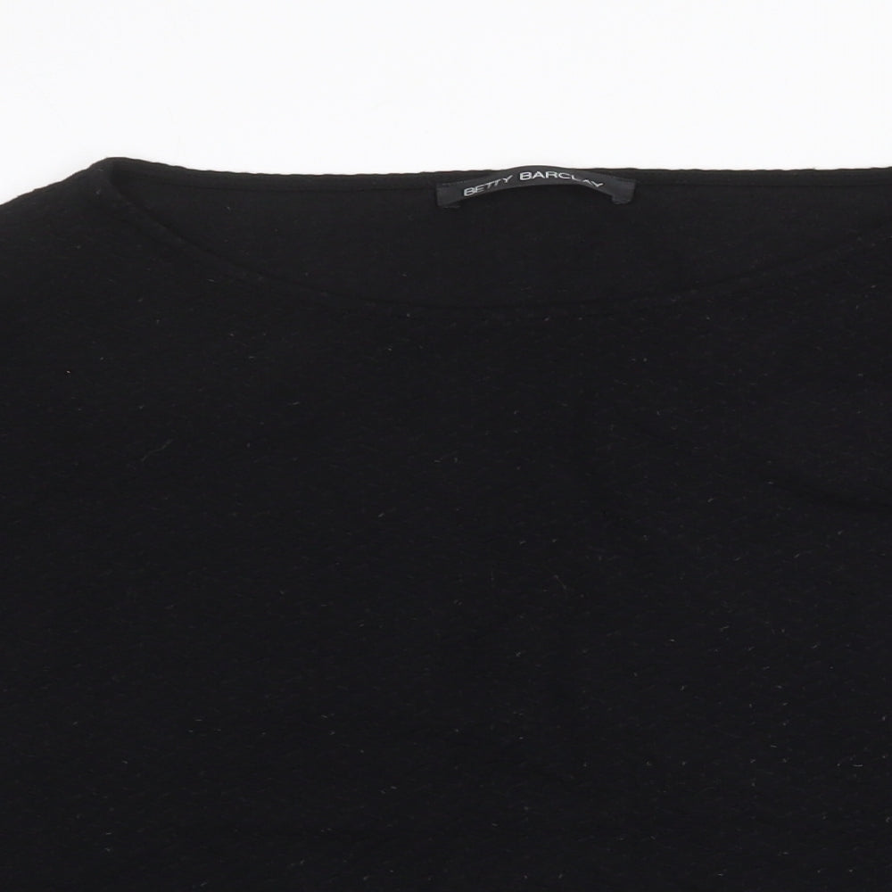Womens UK Size 10 Betty Barclay Black Pullover Jumper