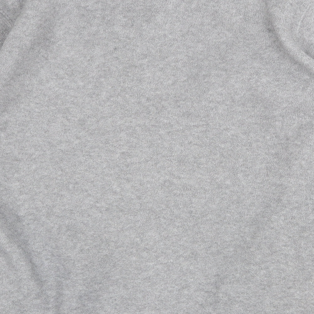 Papaya Womens Grey Polyester Pullover Sweatshirt Size 14 Zip