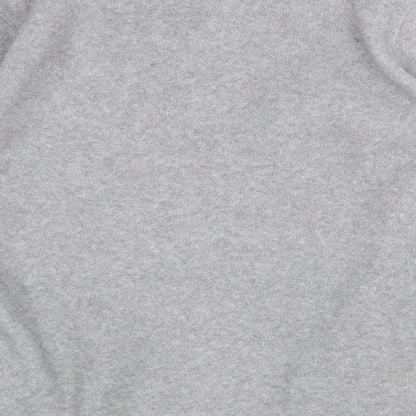 Papaya Womens Grey Polyester Pullover Sweatshirt Size 14 Zip