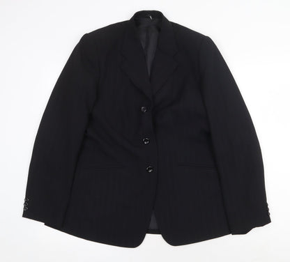 Mens UK Size 38 Preworn Regular Black Suit Jacket