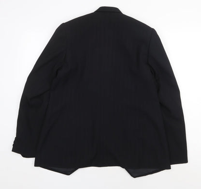 Mens UK Size 38 Preworn Regular Black Suit Jacket
