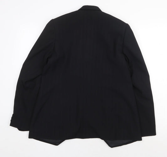 Mens UK Size 38 Preworn Regular Black Suit Jacket