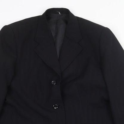 Mens UK Size 38 Preworn Regular Black Suit Jacket
