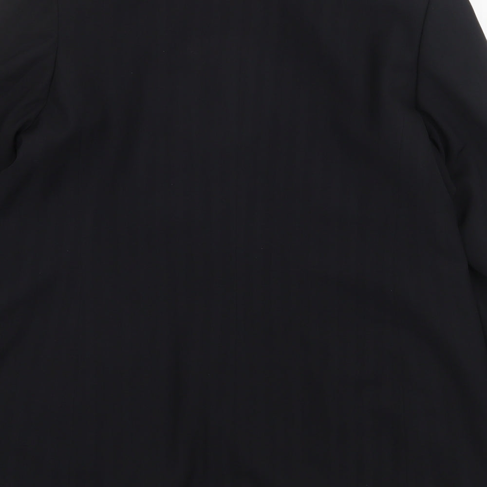 Mens UK Size 38 Preworn Regular Black Suit Jacket