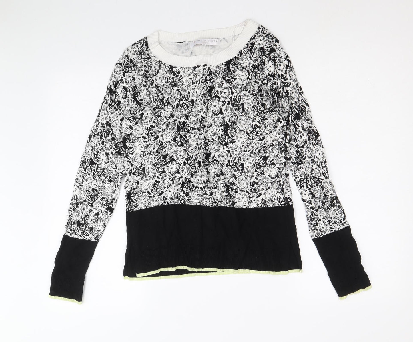 Womens UK Size 8 NEXT Black Pullover Jumper