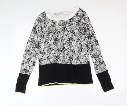 Womens UK Size 8 NEXT Black Pullover Jumper