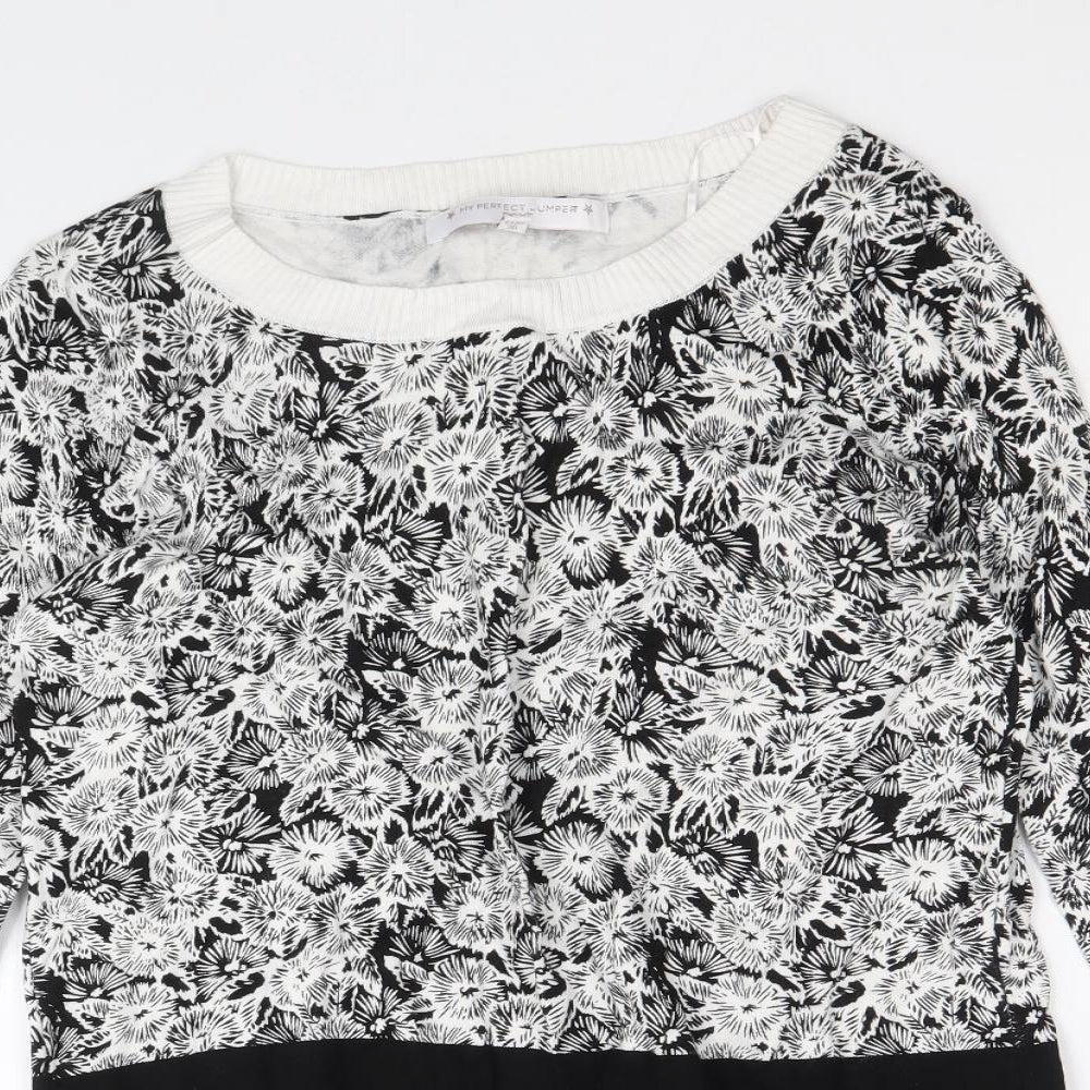 Womens UK Size 8 NEXT Black Pullover Jumper