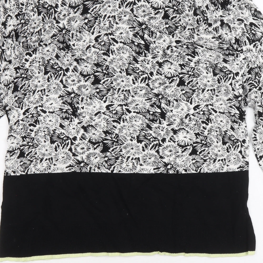 Womens UK Size 8 NEXT Black Pullover Jumper