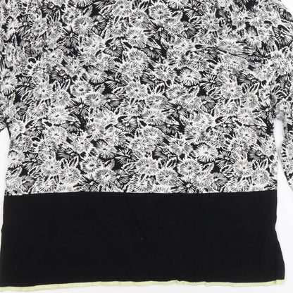 Womens UK Size 8 NEXT Black Pullover Jumper