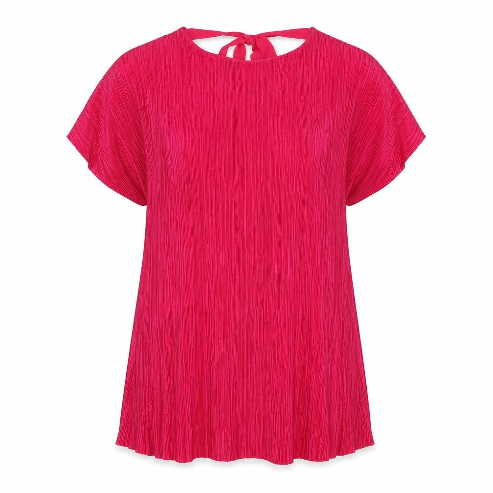Phase Eight Womens Pink Polyacrylate Fibre A-Line Size 12 Round Neck Tie