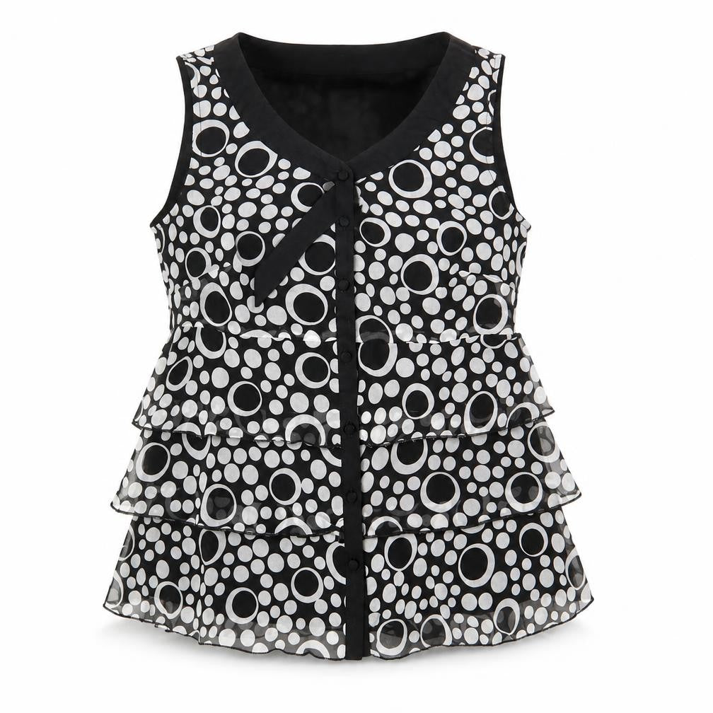 Womens UK Size 12 South Black Basic Blouse