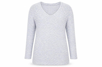 Womens UK Size 10 Roman Blue Pullover Jumper