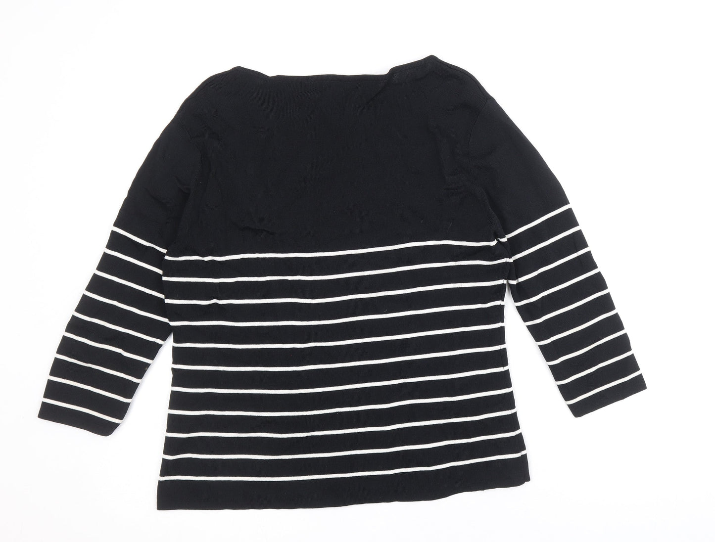Womens UK Size L Debbie Morgan Black Pullover Jumper