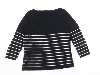 Womens UK Size L Debbie Morgan Black Pullover Jumper