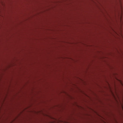 Womens UK Size 14 Peacocks Red Basic Blouse