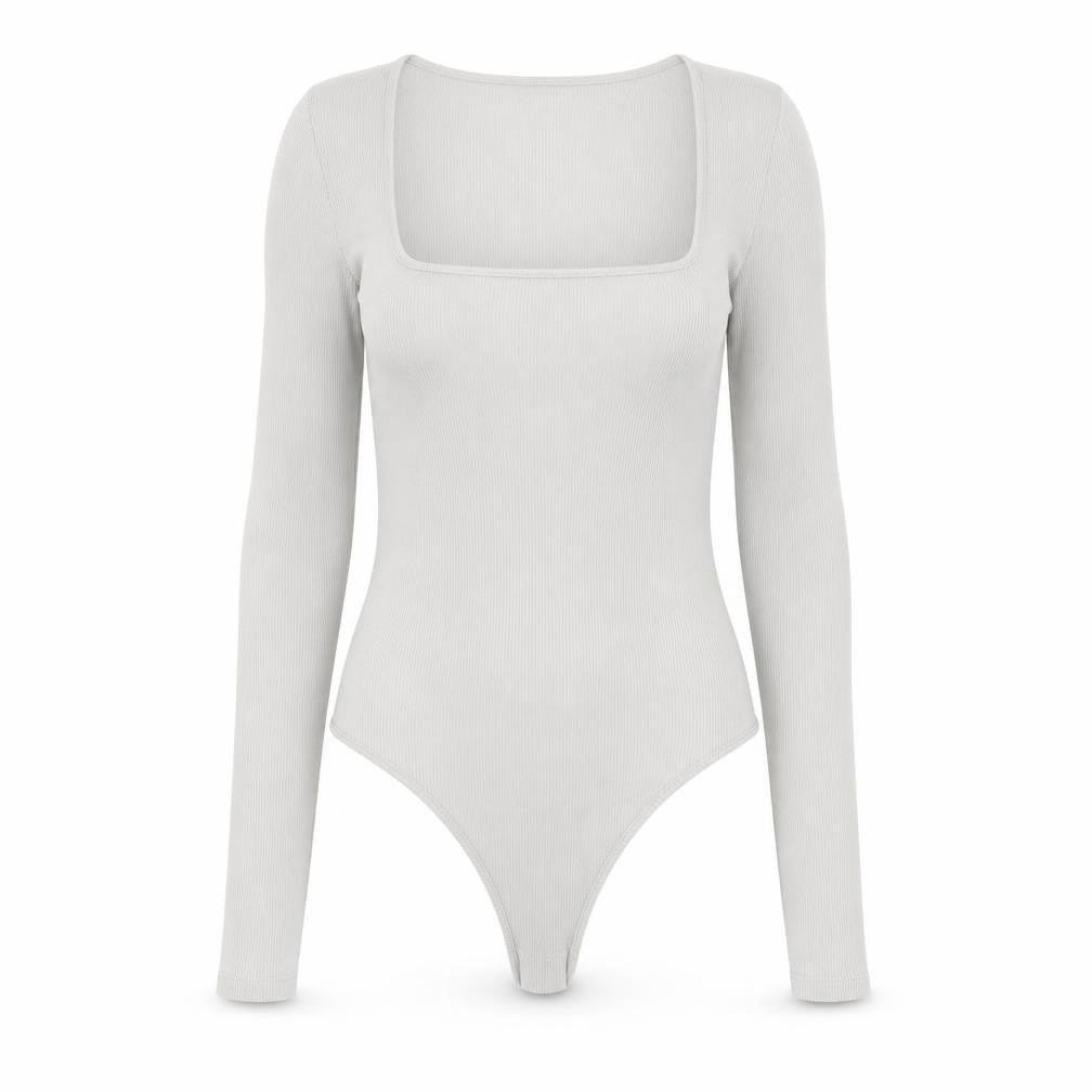Womens UK Size M H&M One-Piece White Bodysuit