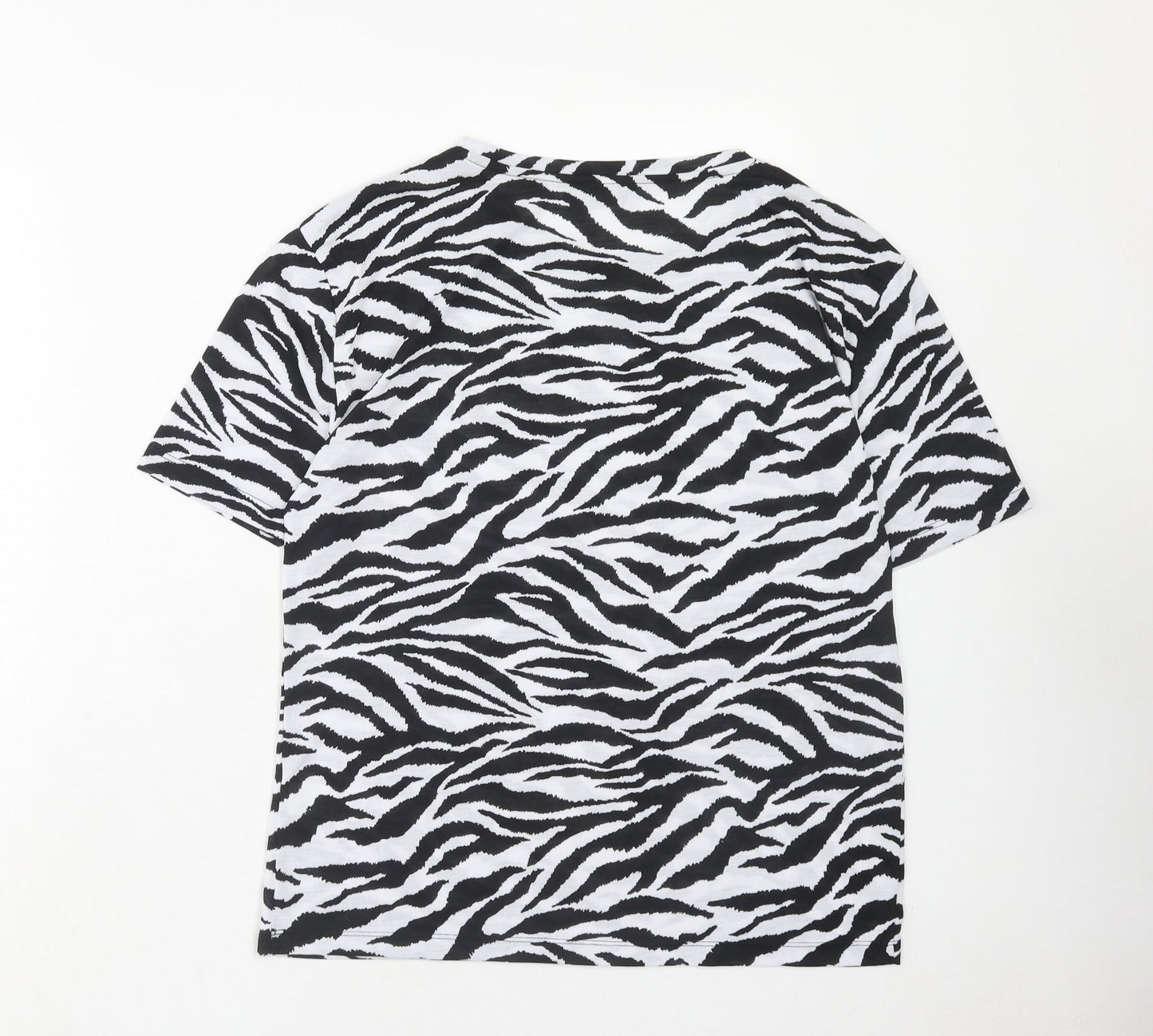 Womens UK Size 8 Marks and Spencer Black Basic T-Shirt