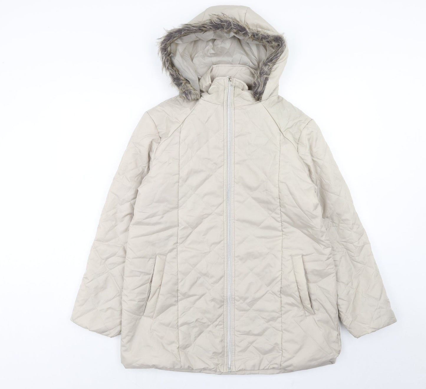Womens UK Size S Anne De Lancay Beige Jacket