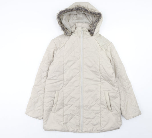 Womens UK Size S Anne De Lancay Beige Jacket