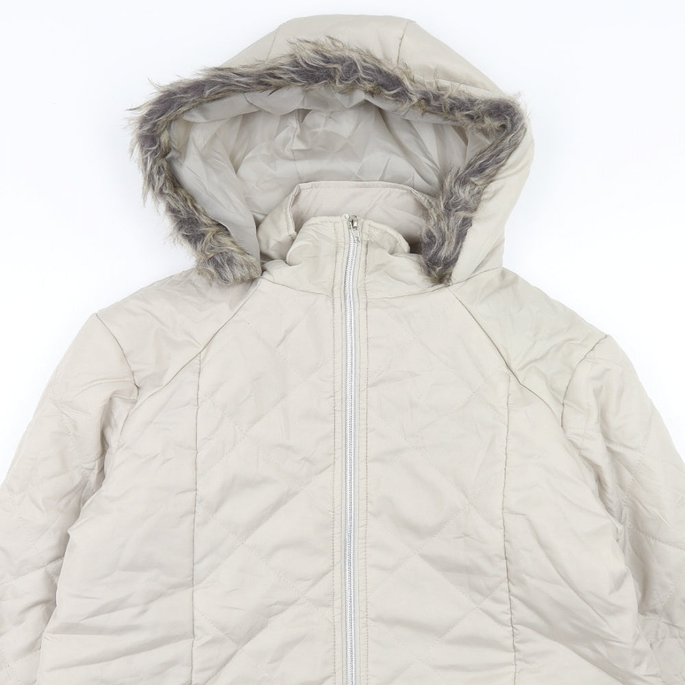 Womens UK Size S Anne De Lancay Beige Jacket