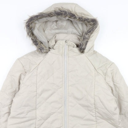 Womens UK Size S Anne De Lancay Beige Jacket