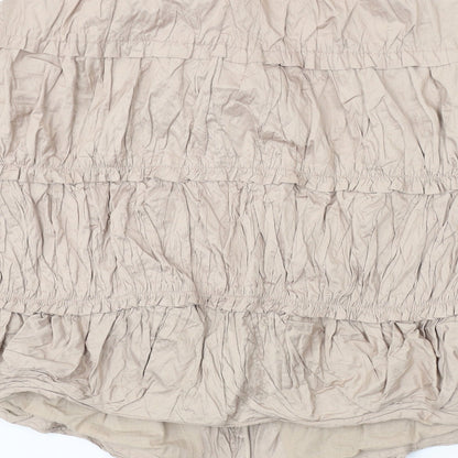Womens UK Size S Zara Beige Jacket