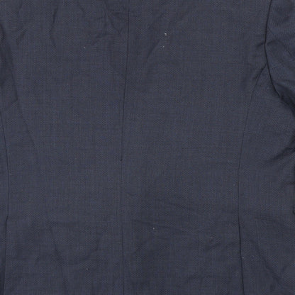 Chesters Mens Blue Wool Jacket Suit Jacket Size 46 Regular