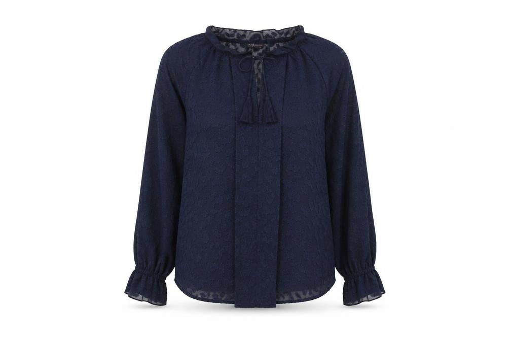 Womens UK Size 8 Marks and Spencer Blue Basic Blouse