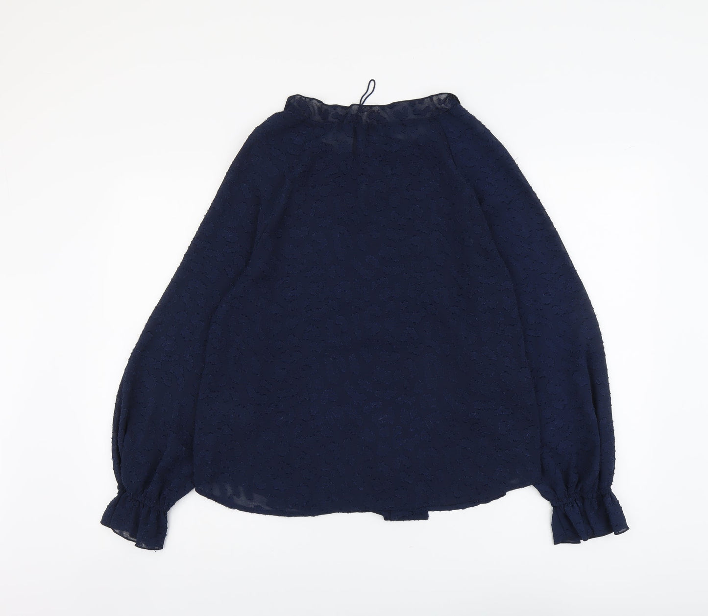 Womens UK Size 8 Marks and Spencer Blue Basic Blouse