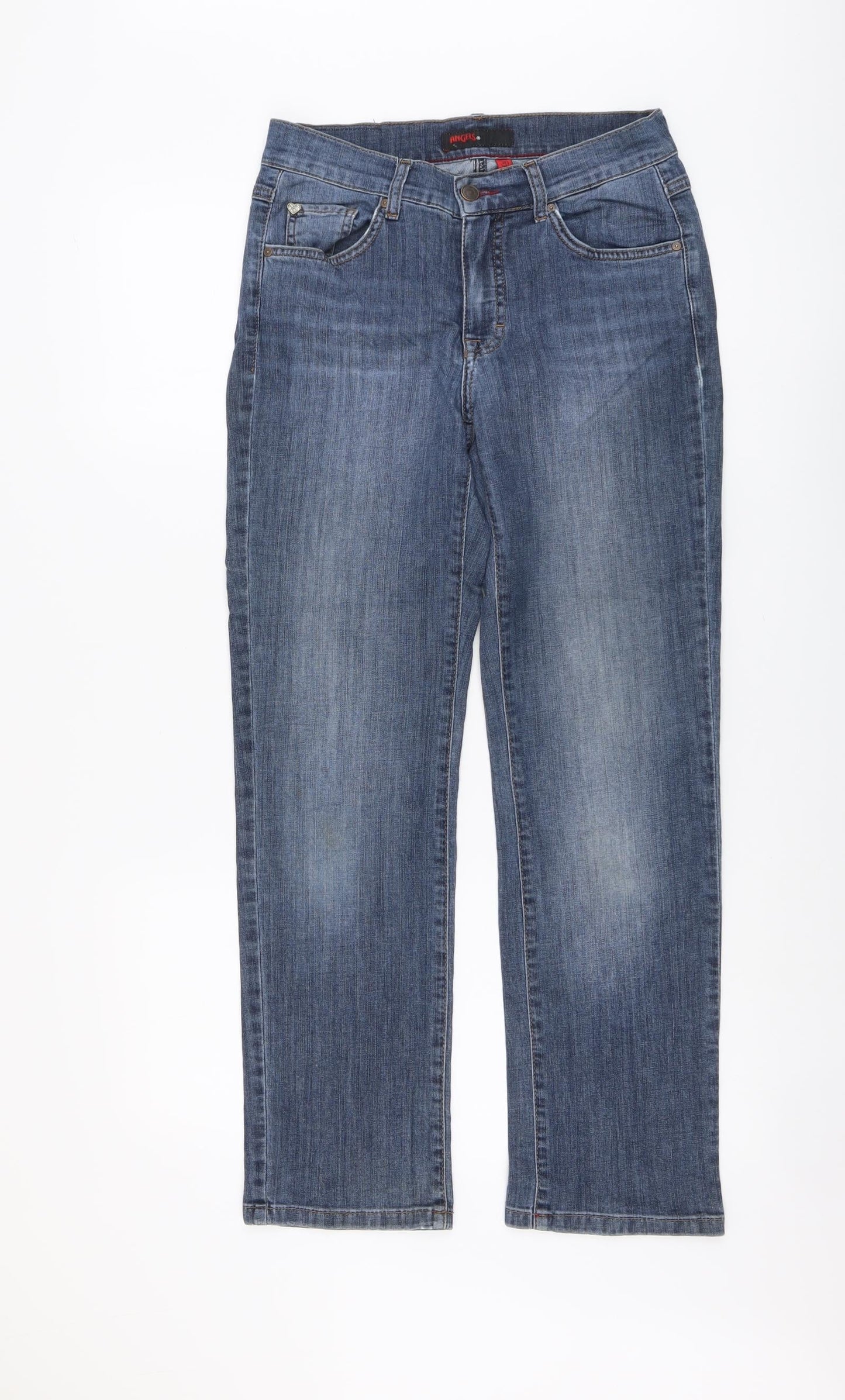 Womens UK Size 28 in Angels Regular Fit Straight Blue Jeans