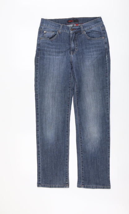 Womens UK Size 28 in Angels Regular Fit Straight Blue Jeans
